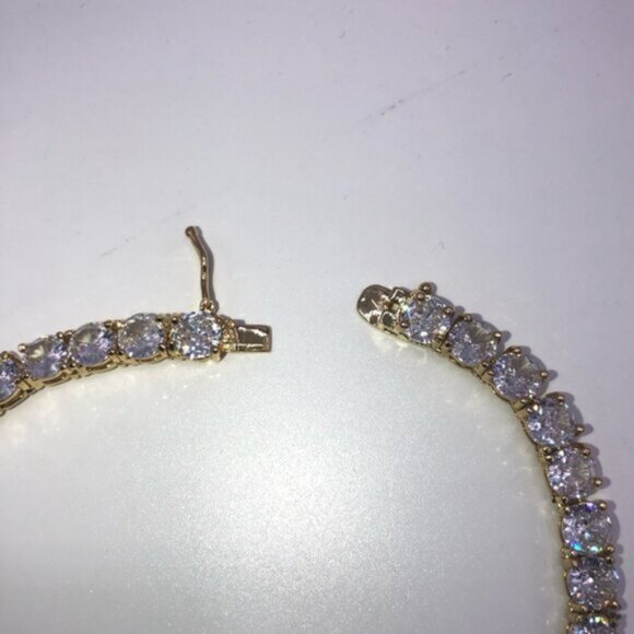 18k 72ct Tennis Necklace - Picture 7 of 12